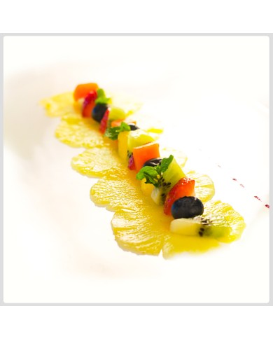 CARPACCIO DE PIÑA CONGELADO