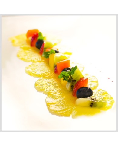 CARPACCIO DE PIÑA CONGELADO