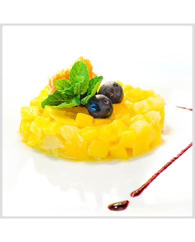 TARTA DE MANGO Y PIÑA CONGELADOS