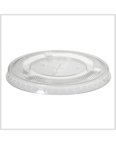 Tapa plana PET para vaso 16-20 1X100
