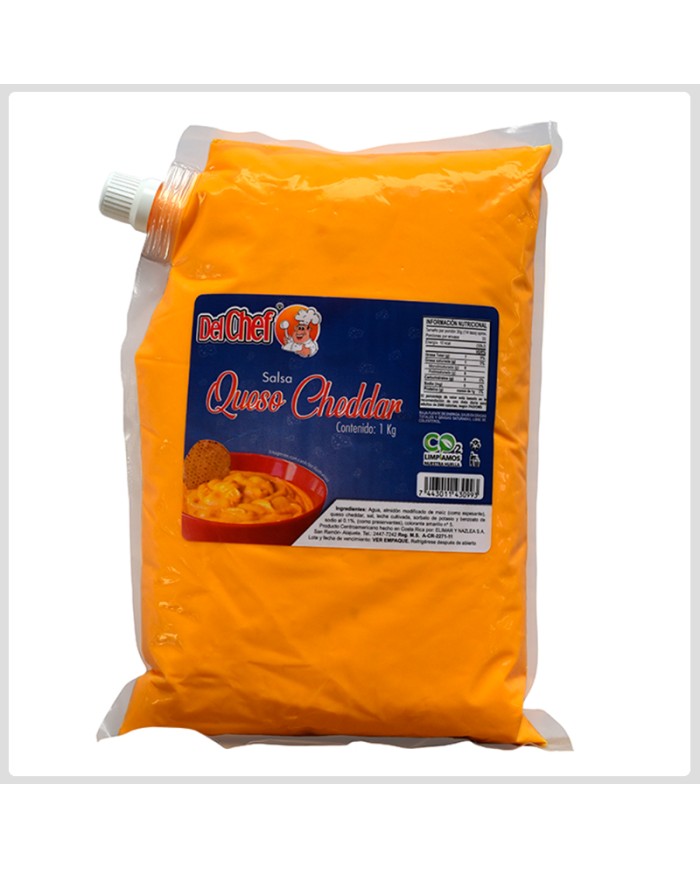 Salsa Cheddar Marca Del Chef 1 Kg