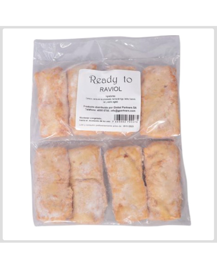 Ravioles de res 8 unid x 20 g