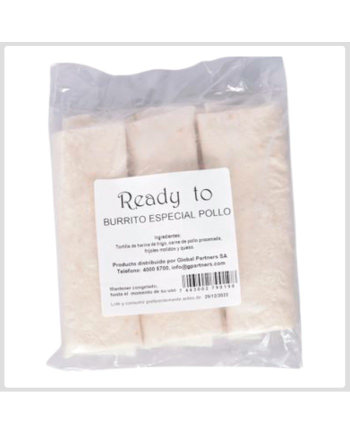 Burrito de pollo • 6 unid x 20 g