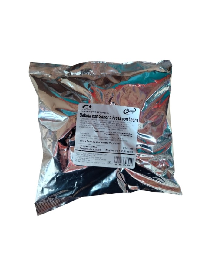 Bebida Fresa Con Leche Marca Somi